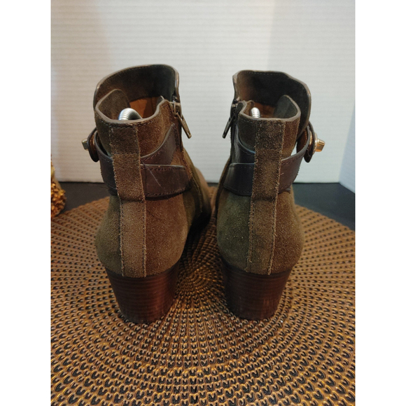 Coach Patricia suede ankle booties size 9.5 B - Picture 6 of 9